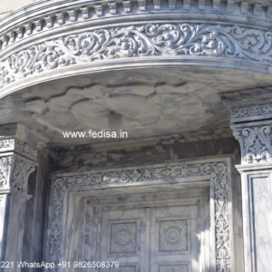Classic Home Exterior First Floor Front Design No-1801