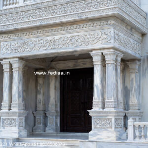 Luxury Front Elevation Villa House Compound Wall Design No-1843