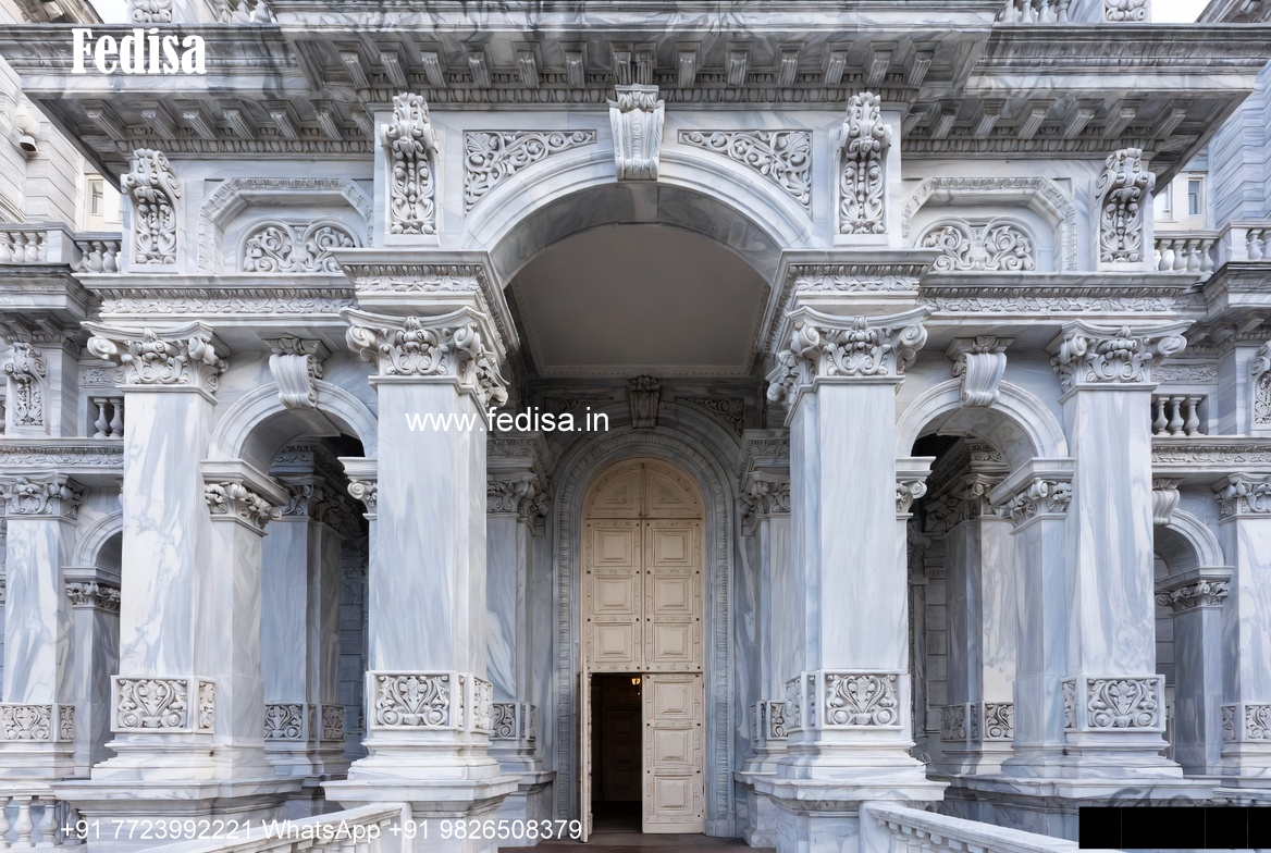 Symmetrical Villa Architecture Simple House Design Inside No-1845