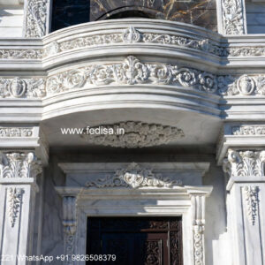 Marble Flooring Home Indian House Front Design No-1899