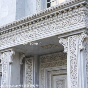 Brick Classic Home L Shaped House Front Design No-1929