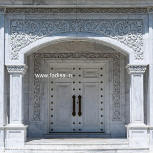 Classic Home Exterior Design Sitout Wall Design No-1957