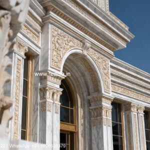 Villa With Columns Design Home Facade Design No-1964