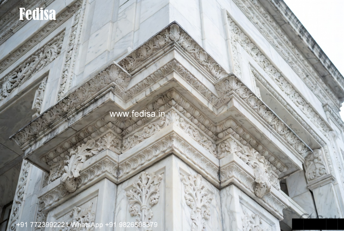 Neoclassical Villa Facade Modern House Front No-2084