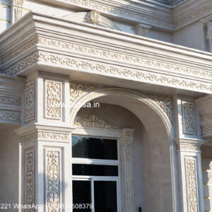 House With Columns Exterior Small Wooden House Design No-2134