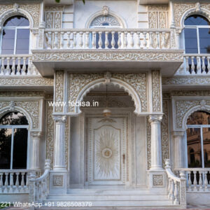 Classic Home Exterior Design 18 Feet Front House Design No-2201