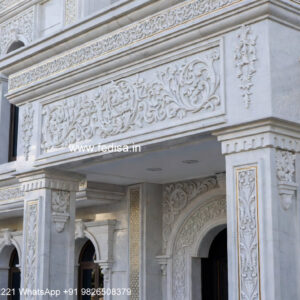 Neoclassical Villa Facade 1500 Square Feet House No-2206