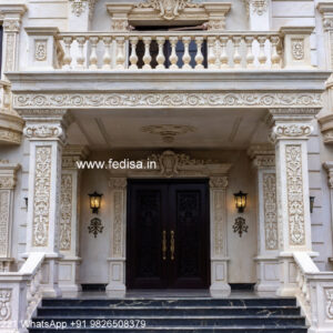 Luxury Front Elevation Villa Apartment Plan No-2209