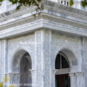 Stone Finish Home Exterior 200 Square Meters House No-2296