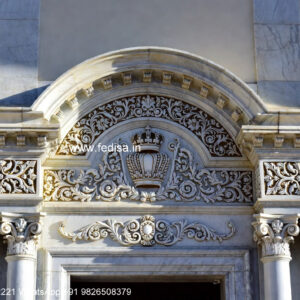 Neoclassical Villa Facade 400 Square Feet House No-2328