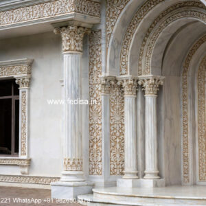 Grand Entrance Villa Design 3500 Sq Ft House No-2329