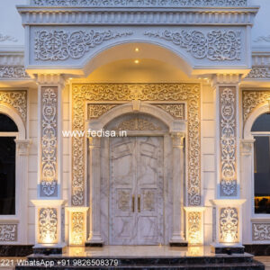 Classic Front Elevation Small Budget House No-2376