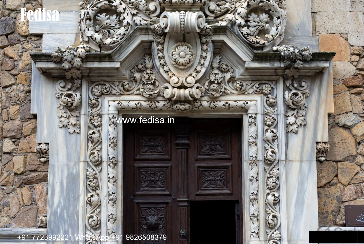 Neoclassical Villa Facade 40 Square Meters House No-2572