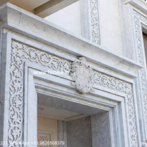 Grand Entrance Villa Design Village Style House Design No-2695