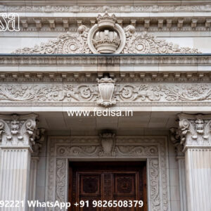 Traditional Home Facade Skinny House Plans No-2740
