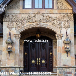 Classic Villa Design Small Courtyard House Plans No-2807