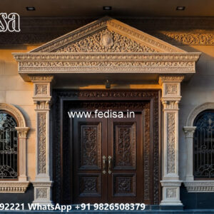 Classic Home Exterior Modern Duplex House No-2899