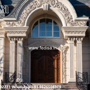 Traditional House Facade Hillside Home Plans No-2900