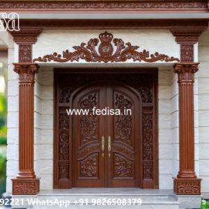 Classic Villa Front Elevation Design House Plans With Indoor Pool No-2966