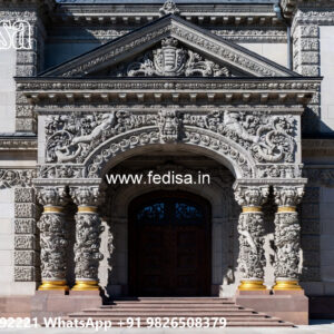 Front Yard Classic House 1500 Square Feet House Plans India No-3001
