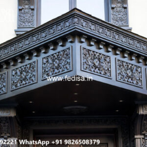Columns House Design Single Room Building Plan No-3026
