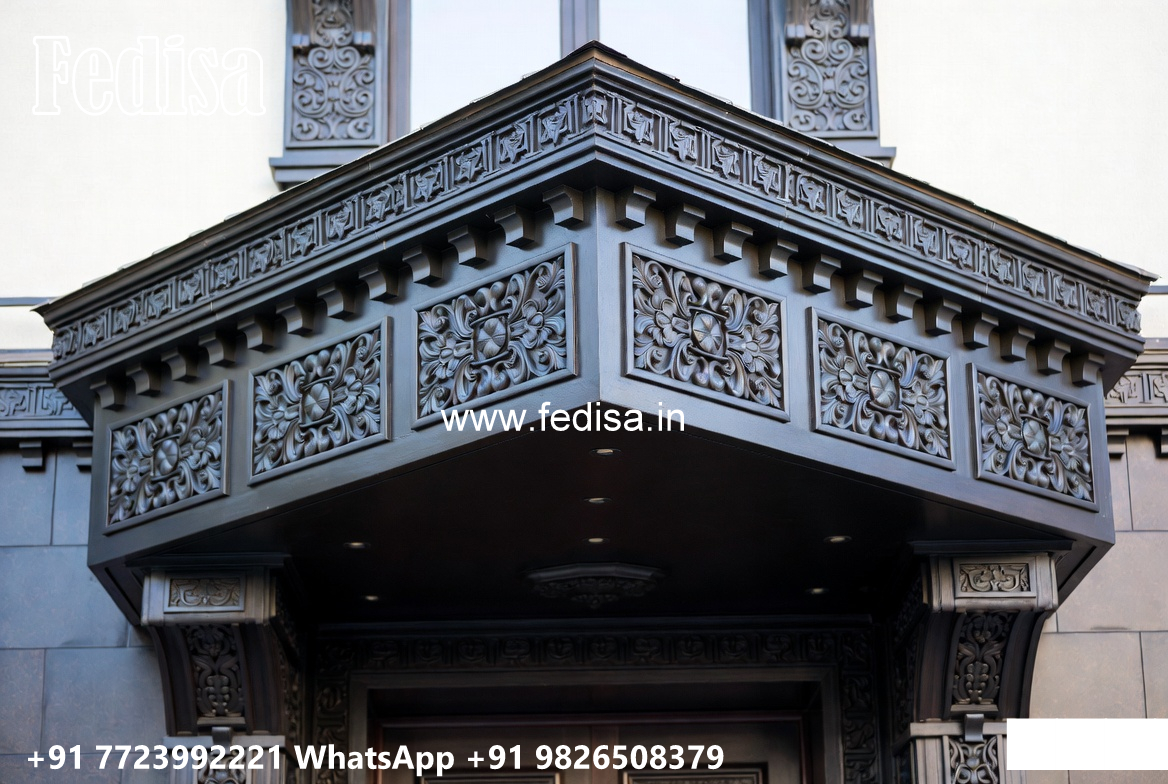 Columns House Design Single Room Building Plan No-3026