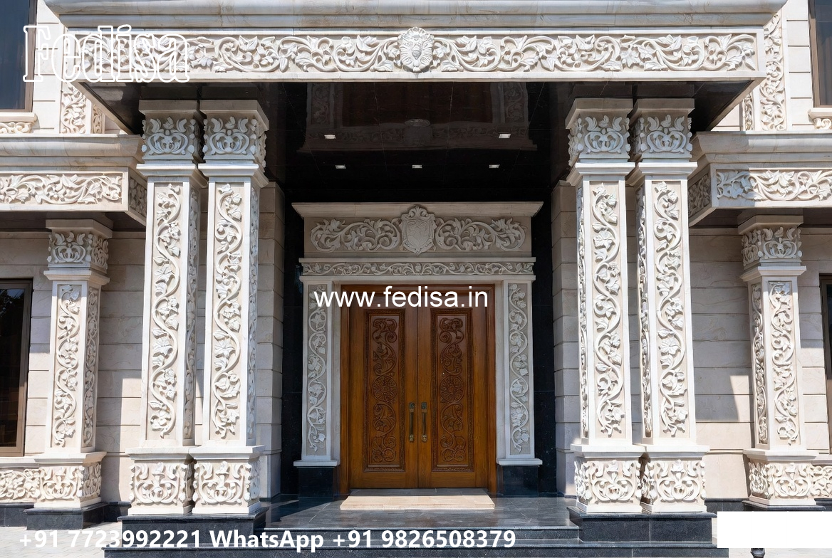 Marble Flooring Villa Design Family House Plans No-3073