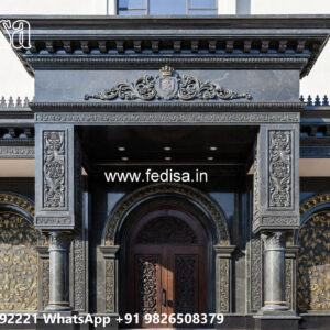 Classic Front Elevation Holiday Villas With Pool No-3352