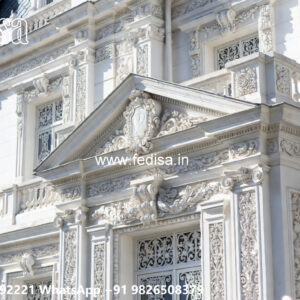 Classic Home Front Elevation Design Luxury Relaxing Villas Panorama No-3412