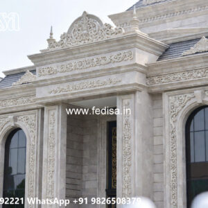 Traditional Home Design With Modern Touch Front Wall Color No-3536