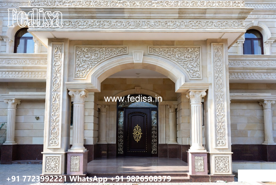 Neoclassical Villa Facade Best Paint For Exterior Walls No-3548