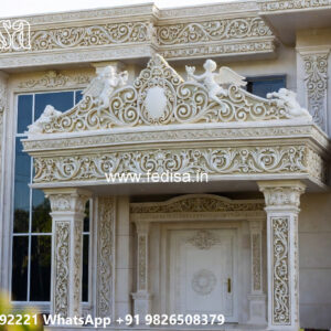 Marble Flooring Home Gray House Exterior No-3607