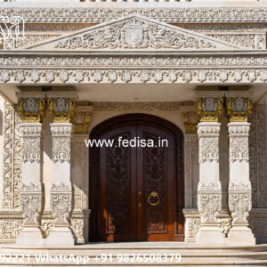 Classic Villa Exterior Yellow Exterior House Paint No-3669