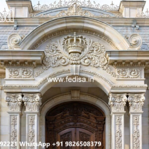 Heritage Style Villa Exterior Navy Blue House Paint No-3674