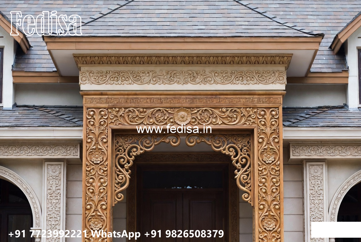 Classic Villa Front Elevation Design Outside House Painters No-3698