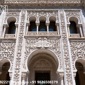 House With Columns Exterior Outer Painting Color No-3720