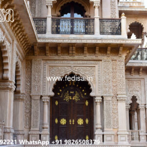 Classic Villa Design Yellow Green House Paint No-3783