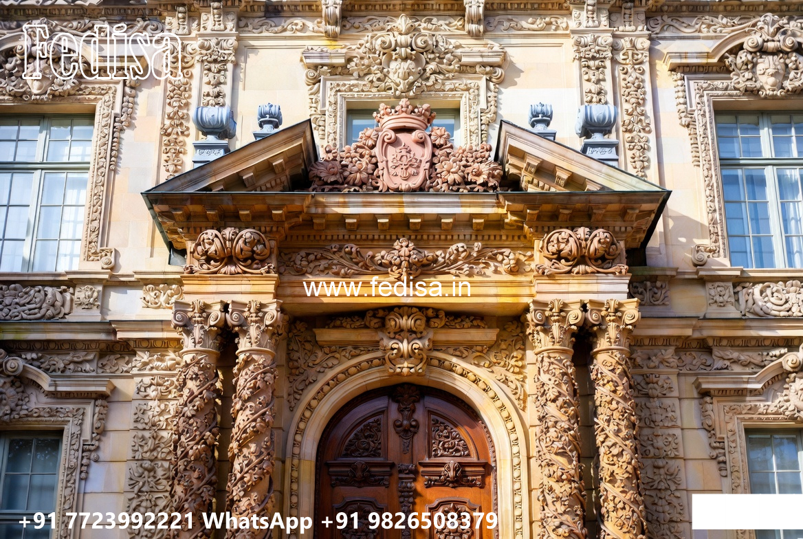 Traditional Villa Architecture Building Painting Contractors No-3785