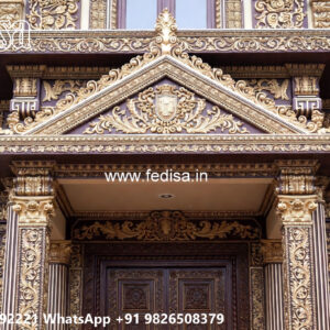 Grand Entrance Villa Design Duplex House Painting Outside No-3793