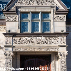 Marble Flooring Villa Design Ceiling Outside The House No-3805