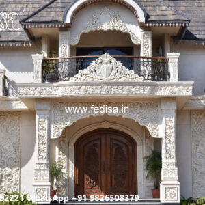 Traditional House Design Dorian Gray Exterior Paint No-3831