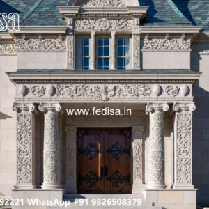 Front Yard Classic House Home Front Design No-3855
