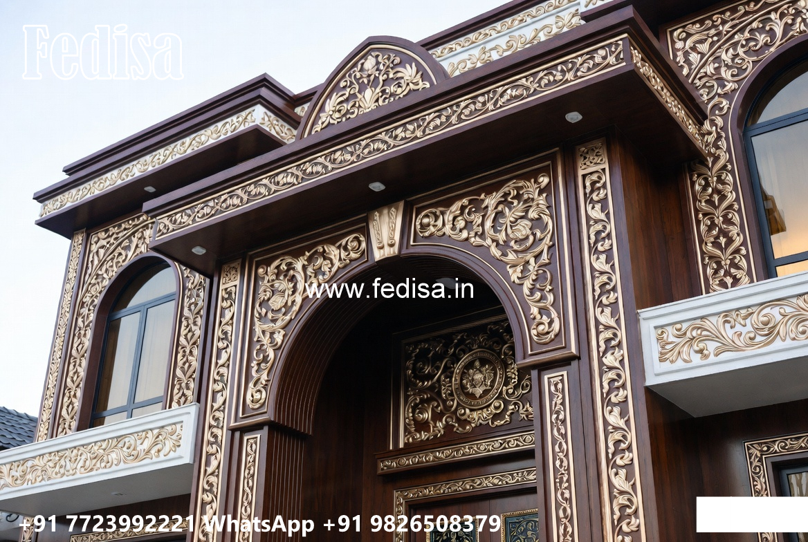 Traditional Villa Architecture 2 Storey House Design No-3907