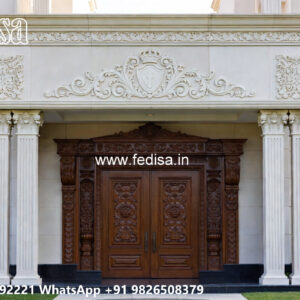 Classic Outdoor Patio Villa Contemporary House Design No-3934