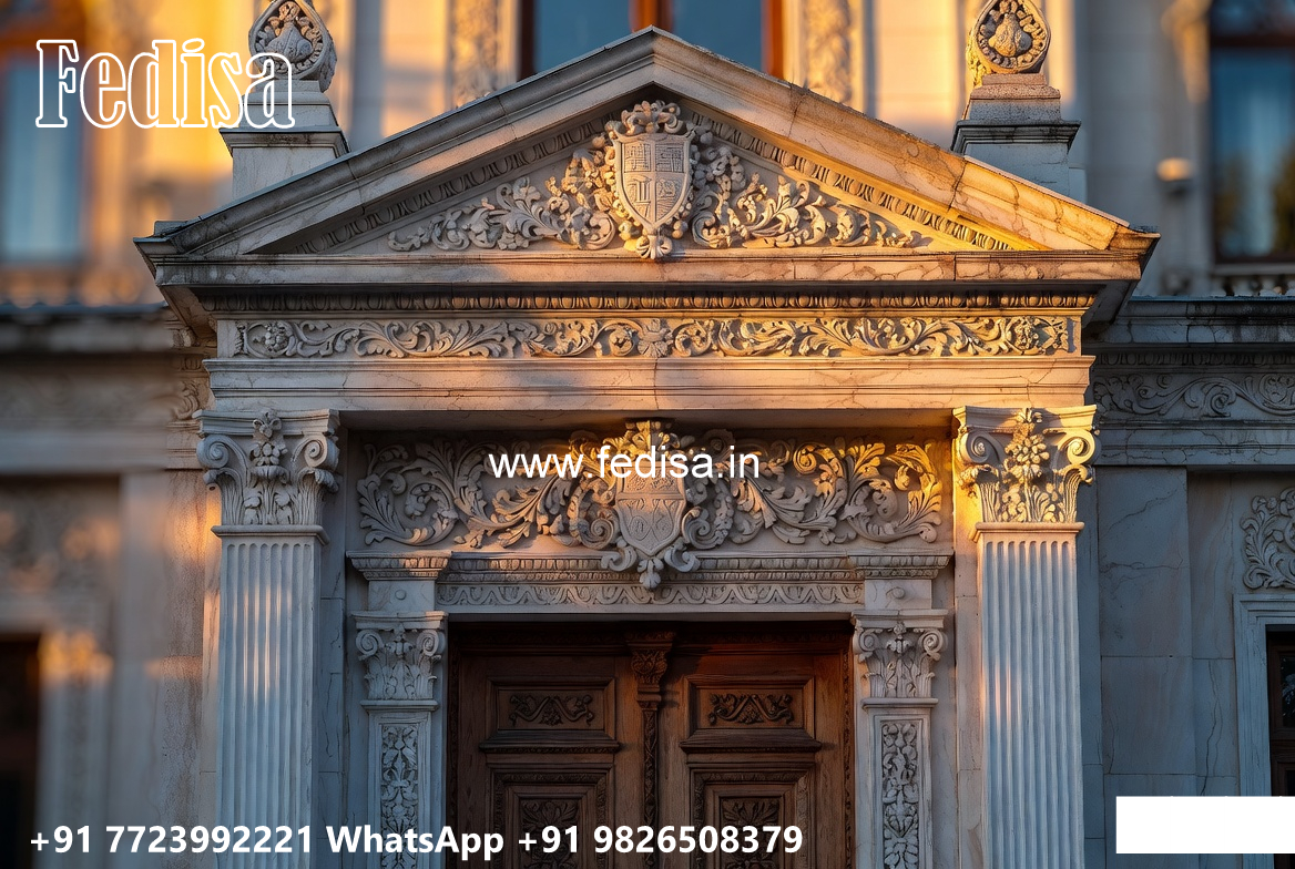Classic House Garden Design Indian House Design Front View No-3975