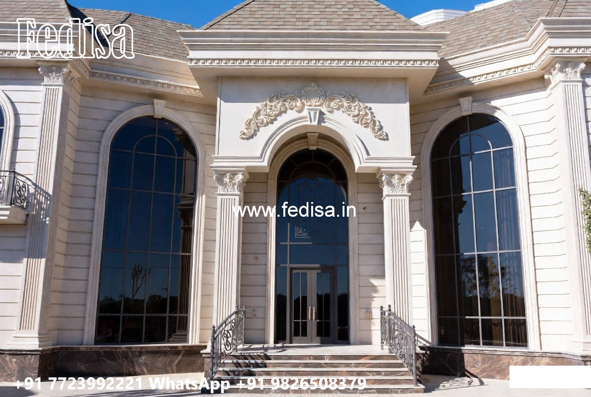 Neoclassical Villa Facade Home Decor Styles No-4036