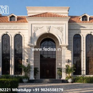 #classicvilla Outer Boundary Wall Design For Home No-4065