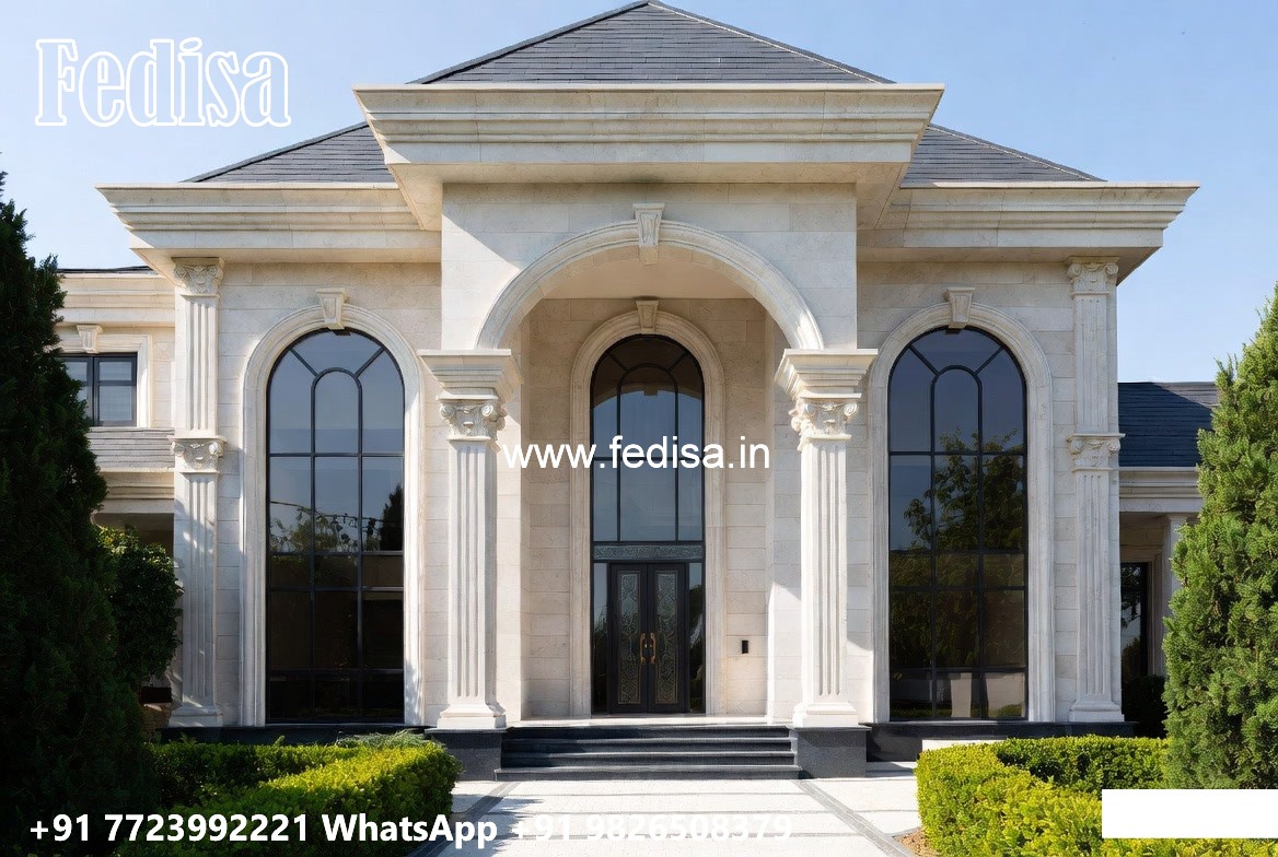 Classic Front Elevation Minimalist Home Decor No-4084
