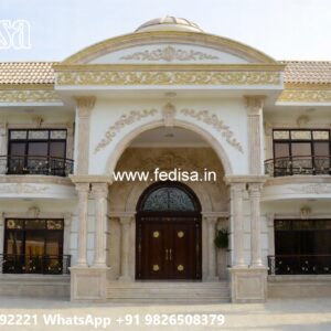 Front Yard Classic Home Single Story House Design No-4137