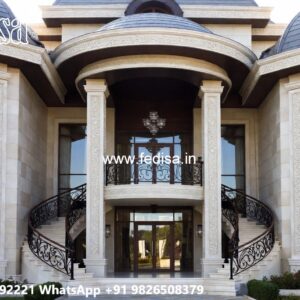Luxury Front Elevation Villa Architecture House Design No-4161